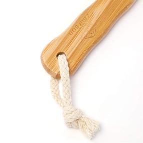 img 1 attached to 🚿 Zhurson Dry Bath Body Brush Back Scrubber with Long Wooden Handle - Exfoliating, Stimulate Blood Circulation, Improve Lymphatic System, Accelerate Metabolism