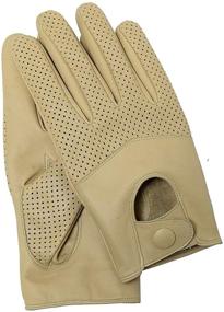 img 2 attached to Riparo Motorsports Leather Driving Gloves Men's Accessories in Gloves & Mittens