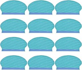 img 4 attached to 🧹 12-Pack Neutop Microfiber Mopping Pads Replacement for Ecovacs Deebot OZMO T5, N7, 920, 950 Robot Vacuums - Optimize Your Search!