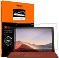 📱 spigen tempered glass screen protector for surface pro 7 / surface pro 7 plus - case-friendly & reliable protection logo