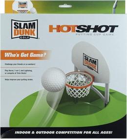 img 1 attached to Level Up Your Golf Skills with Slam Dunk Golf Hot Shot Putting Cup Game