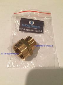 img 2 attached to Versatile Threaded Female to Male Fitting Adapter: the Perfect Coupling Solution