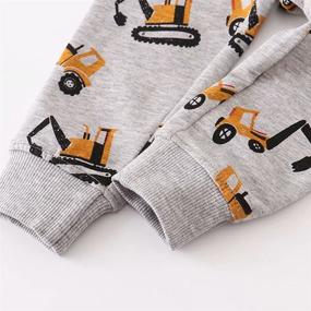 img 1 attached to 🦖 Dinosaur-inspired AOWKULAE Elastic Drawstring Sweatpants for Boys: Comfortable Clothing and Pants for Kids