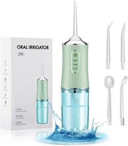 img 4 attached to Irrigator Rechargeable Waterproof Detachable Cleanable Oral Care
