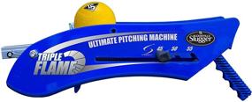 img 2 attached to Enhance Your Pitching Skills with the Louisville Slugger Triple Flame Hand Held Pitching Machine