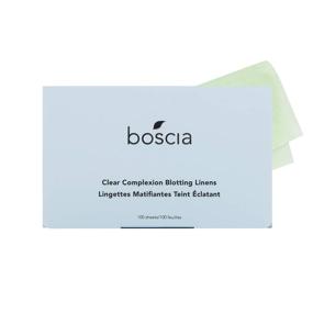 img 2 attached to 🌿 Boscia Clear Complexion Blotting Linens: Vegan, Cruelty-Free, Natural Willow Bark Sheets for Acne-Prone Skin (100 Sheets)