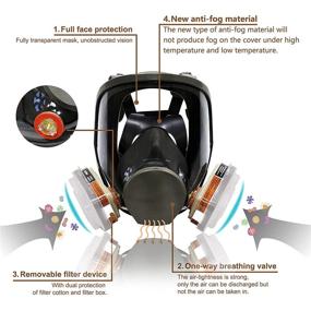 img 2 attached to 🪡 Advanced Respirator for Reliable Dust Proof Mechanical Polishing Protection