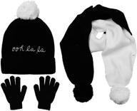 fuchsia girls' scarf gloves: essentials for cold weather logo