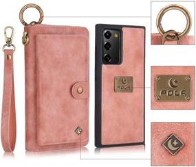 img 4 attached to Compatible With Samsung Galaxy S21 5G Wallet Case Cell Phones & Accessories for Cases, Holsters & Clips