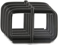 🔒 1-1/4 inch heel roller buckles for bags and leather webbing straps - rolling bar buckles logo