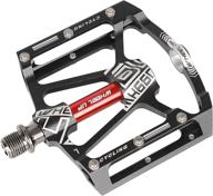 lightweight mtb pedals, non-slip platform road bike pedals, flat bicycle pedals for bmx - 9/16 mountain bike pedals logo