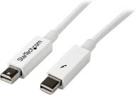 startech com 0 5m white thunderbolt cable logo