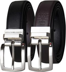 img 4 attached to 👖 Tommy Hilfiger Interchangeable Buckle Reversible Belt: Stylish Versatility at Your Fingertips