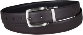 img 2 attached to 👖 Tommy Hilfiger Interchangeable Buckle Reversible Belt: Stylish Versatility at Your Fingertips