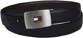 img 3 attached to 👖 Tommy Hilfiger Interchangeable Buckle Reversible Belt: Stylish Versatility at Your Fingertips