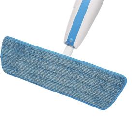 img 1 attached to Efficient Cleaning Made Easy: Amazon Basics Spray Mop in Blue & White