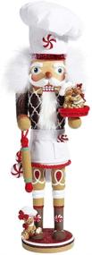 img 3 attached to 🍪 Kurt S. Adler 15.5-Inch Hollywood Gingerbread Chef Nutcracker - Multi-Colored Delight!
