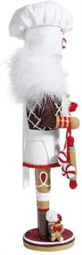 img 2 attached to 🍪 Kurt S. Adler 15.5-Inch Hollywood Gingerbread Chef Nutcracker - Multi-Colored Delight!