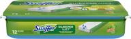 🧹 swiffer sweeper wet mopping pad refills, 12 count - multi surface, gain scent - white logo