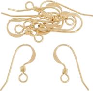 pack of 10 14k gold filled french wire earring hooks logo