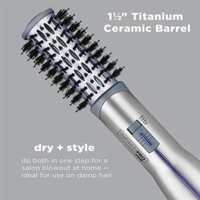 img 3 attached to INFINITIPRO BY CONAIR Titanium Ceramic Hot Air Styling Brush, 1 1/2-Inch Hot Air Brush