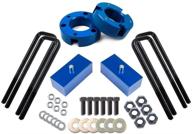 🚗 eccpp leveling lift kit: 3" front + 2" rear blue leveling kit for chevy silverado 1500 & gmc sierra 1500 (2007-2017) logo