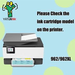 img 3 attached to 🖨️ YATUNINK 962XL Ink Cartridges Black Color Combo Pack for HP OfficeJet Pro 9010 9015 9018 9020 9025 9012 Wireless All-in-one Printer (4 Pack) - Remanufactured Ink Cartridge Replacement for HP 962, 962 XL