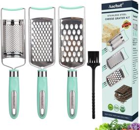 img 4 attached to Versatile 3in1 Stainless Steel Cheese Grater: Handheld Zester Grinder for Lemon, Chocolate, Garlic, and More!