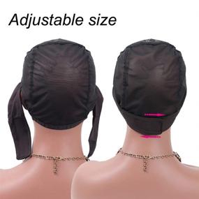 img 1 attached to 🎀 Wig Grip Cap Headband: 2-in-1 Solution for Lace Wigs & Frontals - Easy Wear, Great Elasticity! (1 PCS)