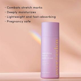 img 2 attached to Evereden Nourishing Stretch Mark Cream 4.0 fl oz. - Clean & Unscented Pregnancy Skincare | Natural & Plant Based | Stretch Mark Prevention