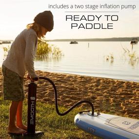 img 1 attached to Smooth SUP Inflatable Stand Up Paddle Board: Premium Accessories, Travel Backpack, Action Camera Mount, and More!