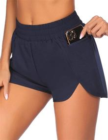 img 4 attached to 🏃 Tremaker Women's Running Shorts with Liner and Phone Pockets - Ideal Workout Athletic Shorts for Women