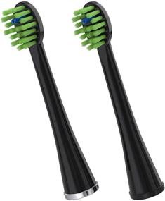 img 4 attached to 💦 Refresh Your Oral Hygiene with Waterpik Sonic-Fusion Flossing Brush Head Replacements in Black/Chrome