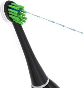 img 2 attached to 💦 Refresh Your Oral Hygiene with Waterpik Sonic-Fusion Flossing Brush Head Replacements in Black/Chrome