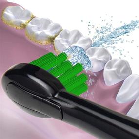 img 1 attached to 💦 Refresh Your Oral Hygiene with Waterpik Sonic-Fusion Flossing Brush Head Replacements in Black/Chrome