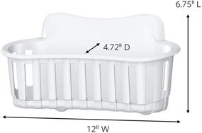 img 3 attached to Under Sink Cabinet Caddy Organizer - 7.5 lbs Capacity, 1 Caddy, 4 Strips, Damage-Free Installation