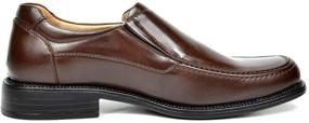 img 1 attached to 👞 Classy and Comfortable: Bruno Goldman 02 Leather Square Loafers for Men