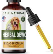 🐾 twofurfinds liquid herbal cleanse: homeopathic parasite control for cats and dogs - all breeds/sizes - puppy/kitten - usa-sourced - preventative/reactive - 2oz logo