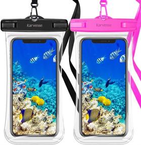 img 4 attached to Waterproof Phone Pouch Cell Phones & Accessories in Cases, Holsters & Clips