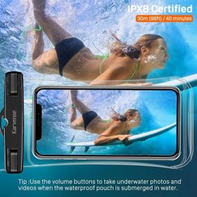 img 2 attached to Waterproof Phone Pouch Cell Phones & Accessories in Cases, Holsters & Clips