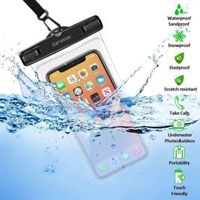 img 3 attached to Waterproof Phone Pouch Cell Phones & Accessories in Cases, Holsters & Clips