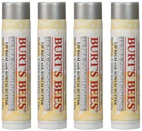 img 1 attached to Burt's Bees Kokum Butter Ultra Conditioning Lip Balm (Pack of 4)