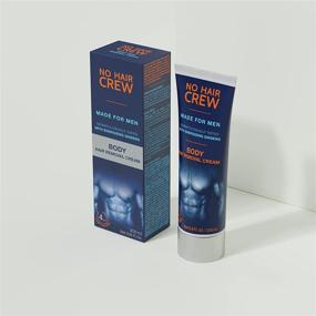 img 2 attached to No Hair Crew Body At Home Hair Removal Cream for Men - Ginseng Infused, Premium Depilatory, Painless & Flawless, 200ml