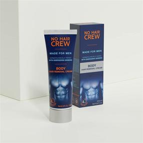 img 1 attached to No Hair Crew Body At Home Hair Removal Cream for Men - Ginseng Infused, Premium Depilatory, Painless & Flawless, 200ml