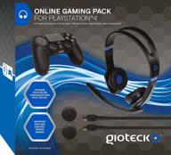 🎮 enhance your playstation 4 gaming experience with the gioteck online gaming pack logo