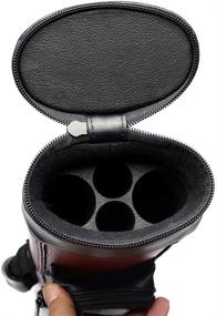 img 1 attached to Convenient 2X2 Billiards Pool Cue Tube Carrying Case - Superior Protection & Portability