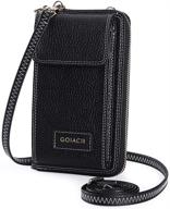👜 versatile leather crossbody wristlet handbags: goiacii women's stylish handbags & wallets logo