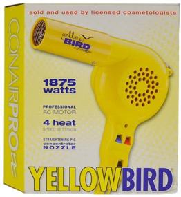 img 1 attached to 💛 Conair Pro Yellow Bird Hair Dryer | YB075W Model