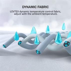 img 2 attached to 🌬️ LOVTEX Cooling Bed Pillows for Sleeping - Set of 2 Standard Size Soft Down Alternative Pillows, Ideal for Side, Stomach, and Back Sleepers, 20"x26