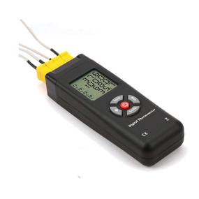 img 4 attached to 4 Channel Thermocouple Contact Thermometer Backlight